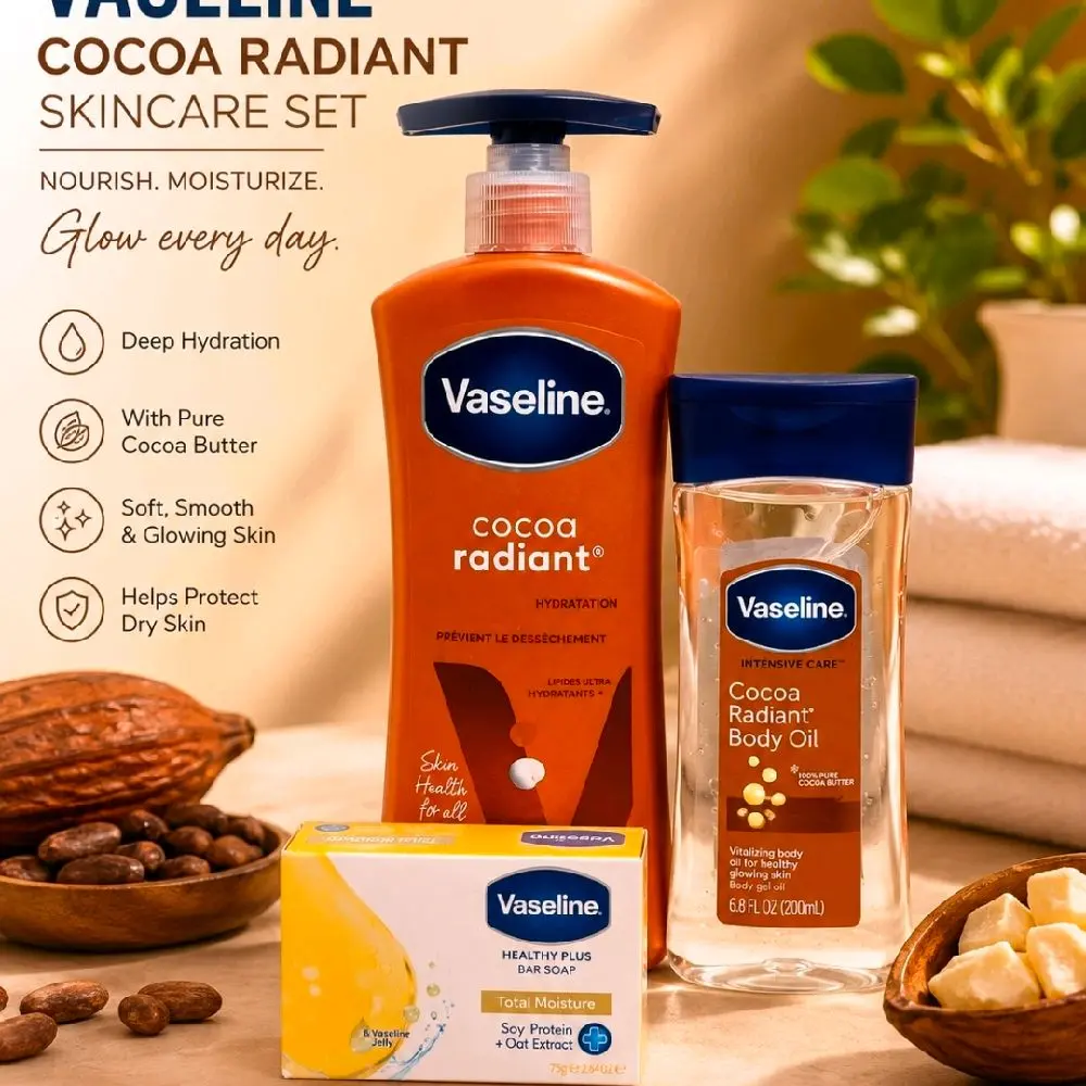 vaseline body lotion, vaseline oil, soap