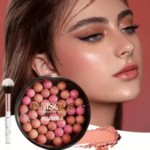 Rollerball Matte Blush Ball, Oil-Control Contour Bronze, Natural Glow Finish, Light to Dark Shades, Shimmer & Matte Effects, Multi-Purpose Makeup