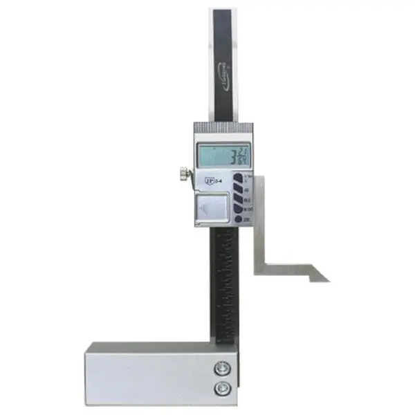 iGaging Digital Mini Height Gauge - 0-6 in Range, Silver, IP54 Waterproof ABS Hand Measuring Tool with Incremental Measuring, Magnetic Base, Hold Key, Large LCD Display, Includes Batteries
