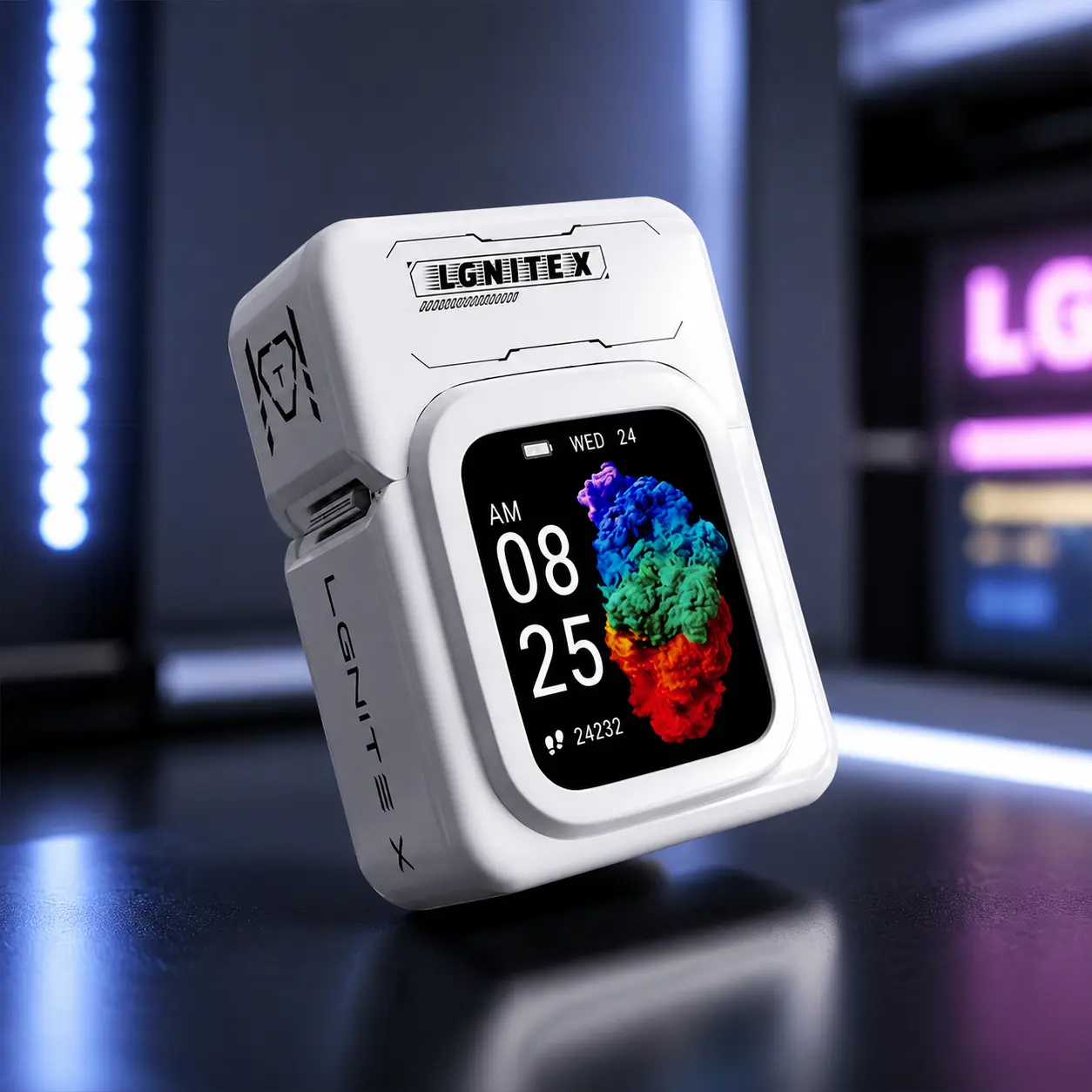 High-End Smart Touch Screen Arc Lighter - Bluetooth Functionality, USB Rechargeable with USB Port, Windproof Plasma, EDC Men's Accessory, Party Premium Gift for Men, Black (Excludes Wrist Blood Pressure Monitor, Decor Ornaments, Gift Basket), Edc Men's Ac