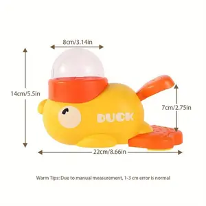 Cat Puzzle Treat Dispenser Toy, Interactive Duck-Shaped Food Slow Feeder for Cats and Small Dogs Enrichment, IQ Training and Exercise 8.6 Inches,  durable  Duck, Cat  snacktime, pet gift small medium dog