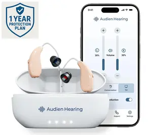 Audien Ion Pro Behind the Ear Hearing Aids with Protection Plan
