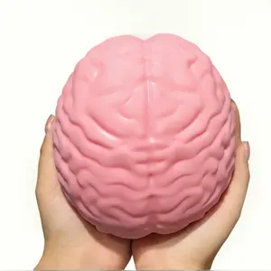 Brain Squishy Toys, Large Stress Relief Sensory Toys for Adults & Kids, Anxiety Relief Fidget Toys for Autism & ADHD, Squeeze Toys for Party Favors, Goodie Bag Fillers, Classroom Prizes & Gag Gifts
