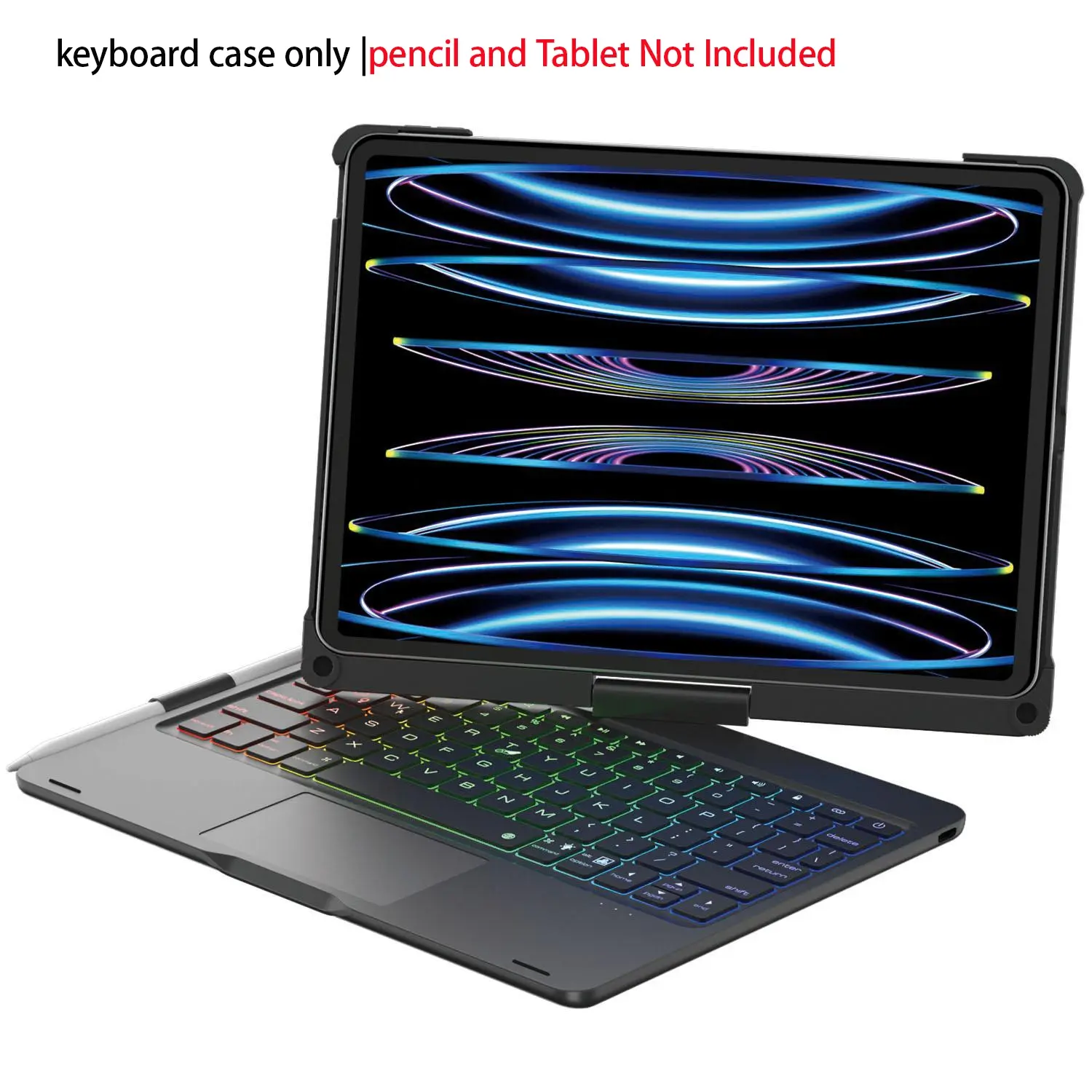 Multi-Touch iPad 10.9-Inch & 11-Inch Keyboard Case, Business Keyboard, Wireless Tablet Keyboard, Tablet Keyboard, Keyboard with Touchpad, Touchpad Keyboard, Click-Anywhere Trackpad, /rose Gold, Usa Layout