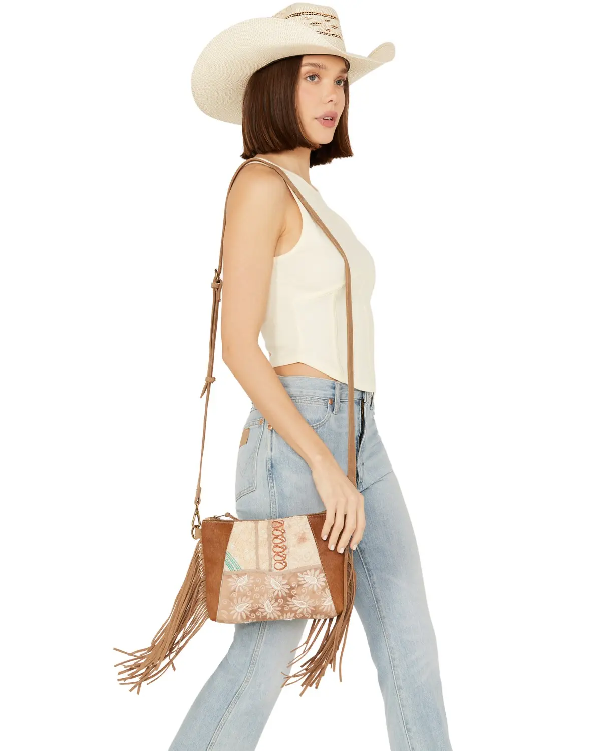 Shyanne Women's Women'S Boho Patched Crossbody Bag - Sasu23hb2