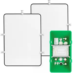 2 count Divider Tray for  - Organize & Divide Space with  Accessories Inserts (Black)
