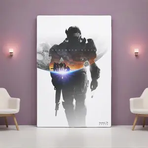 [Unframed] Game Halo Poster Picture Canvas Wall Art Print Home Room Decor