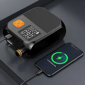 Rechargeable Paddle Board Pump, 80W Wireless Electric Pump with 8000mAh Battery, LED Flashlight, 6 Nozzles for Fast Inflation of SUP Boards, Kayaks, Tents, and More, Portable and Cordless