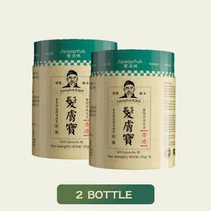 Jipsapfuk Hair Growth Supplement for Women & Men, DHT Blocker with Saw Palmetto, Biotin & Niacin, Herbal Formula for Hair Loss Prevention, Thicker Fuller Hair, Glowing Skin & Strong Nails, 120 Capsules