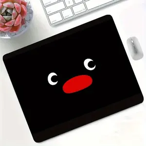 Cute penguin pattern mouse pad small Square mousepad anti-slip rubber base portable office desk mat computer notebook PC accessories wear-resistant  pc accessories laptop office pads gaming mats For office desk decoration accessories