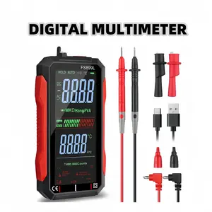 TRMS 6000 Digital Multimeter 4.8-inch Color Screen Smart Multi-Function Measurement AC/DC Voltage Resistance Tester USB Rechargeable Portable Electrical Tool