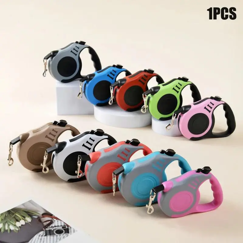 Automatic Retractable Dog Leash, 1 Count Durable Dog Leads, Pet Supplies for Small Medium Dogs Cats, Dog & Cat Accessories, Dog & Cat Supplies