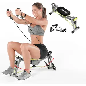 Butt Lifting Machine Hip Thrust Machine Ab Workout Equipment with Resistance Band Total Body Abs and Glutes Butt Exercise Equipment, Home Gym Fitness Equipment for Abdomen/Waist/Hip Portable and Stable