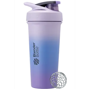 BlenderBottle, Sleek Sport - Stainless Steel Insulated Shaker Bottle, Portable, Washable,  Reusable