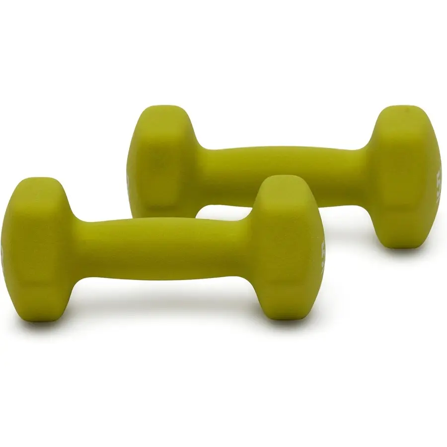 Basics Neoprene Dumbbell Hand Weights for Exercise and Muscle Toning