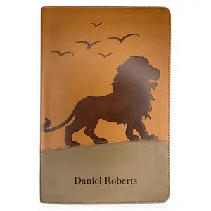 Custom KJV Brown Standard Size Kids Personalized Holy Bible Medium Print | Regal Lion - Tiktok