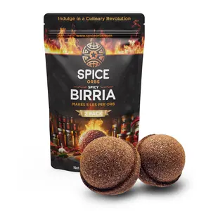 Spicy Large Birria Spice Orbs 2-Pack – Perfect Spice Bomb for Authentic Birria Crockpot Cooking – Instant Birria, Great Flavor – Makes 5-8 lbs Per Orb