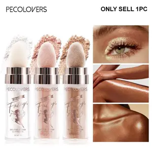 Long Lasting Highlighter Palette, Glow Seeker Highlighter, 1 Count Shimmering Glitter Highlighter Powder, Natural Easy-to-blend Vibrant Hues Bold Statement-making Colors for A Pop of Color, Bronzer