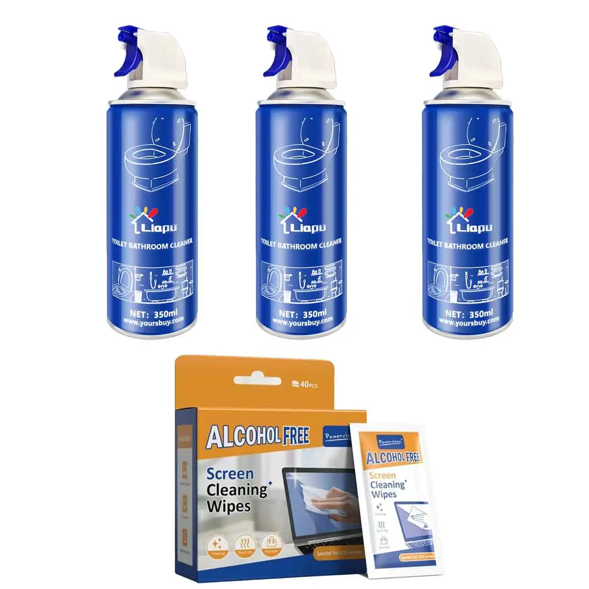 3pc + Screen cleaning cloth