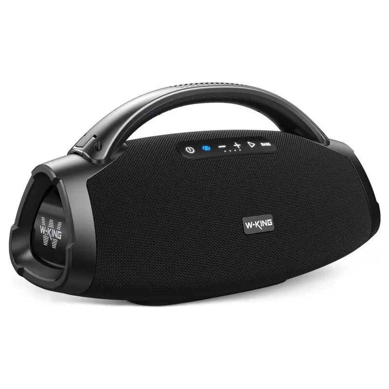 W-KING X20 Multifunctional Portable Wireless Soundbox - 330W Peak Bluetooth Speaker, 7.5" Subwoofer, IP67 Waterproof, BT5.4 Stereo, Fast Charge, Bass Boost, Guitar In, Rechargeable Mobile Audio Device for Picnic