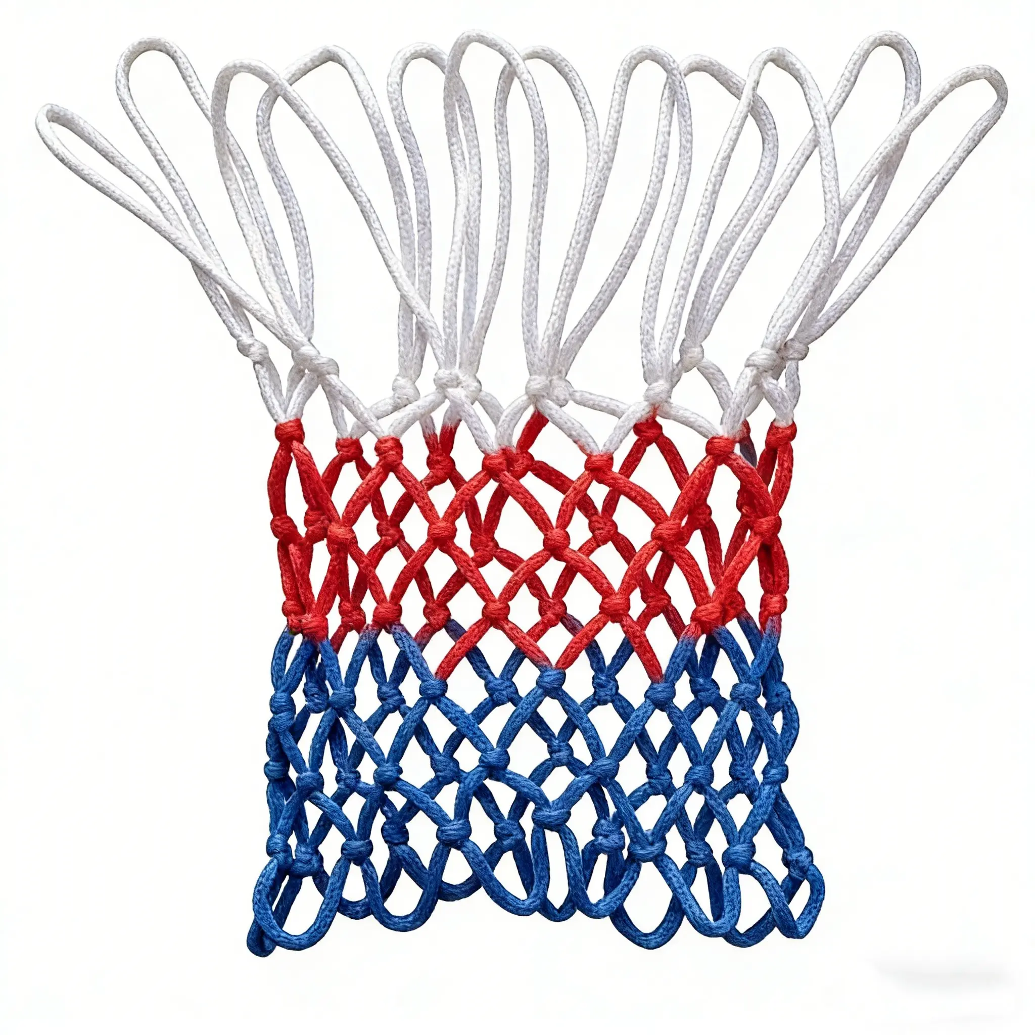 Heavy-Duty All-Weather Polyester Basketball Hoop Net, Durable Outdoor Sports Equipment, Ideal for Parks and Schools, Weather Resistant Design, Regulation Size