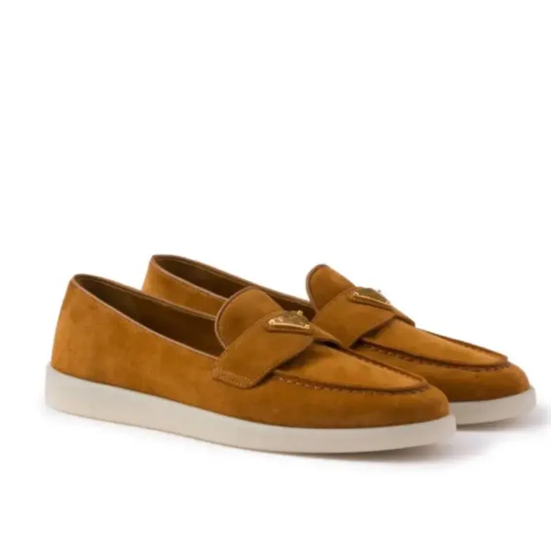 Prada Suede Loafers Cognac size 8W/7M