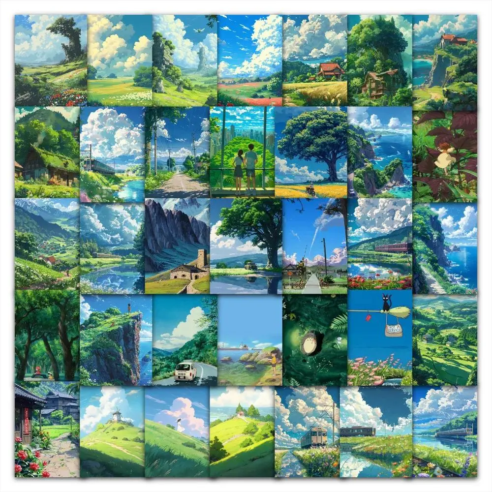 63 Hayao Miyazaki's Summer Stickers - Animated Summer Vibe Decals for Creative Decor RecordingYourLife Store