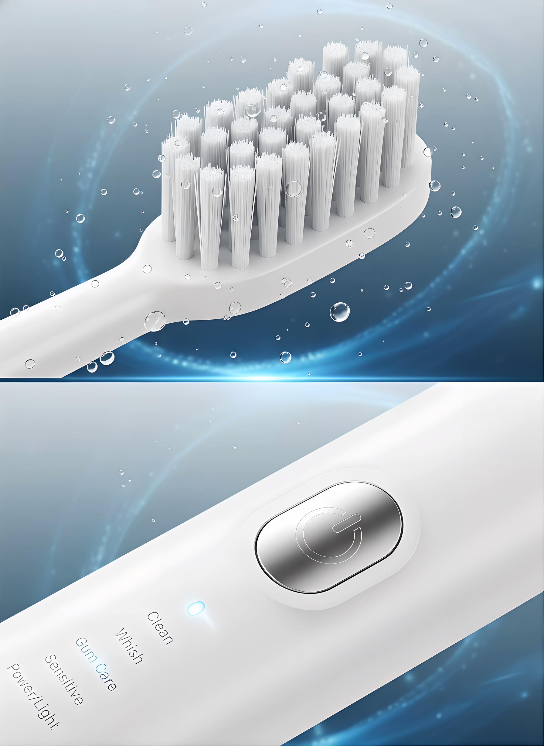 Premium Sonic Electric Toothbrush, Advanced Cleaning Technology for Healthier Teeth & Gums, Removes Plaque, Whitens & Freshens Breath, Smart Timer, Multiple Modes, Waterproof Rechargeable Design for Modern Oral Care