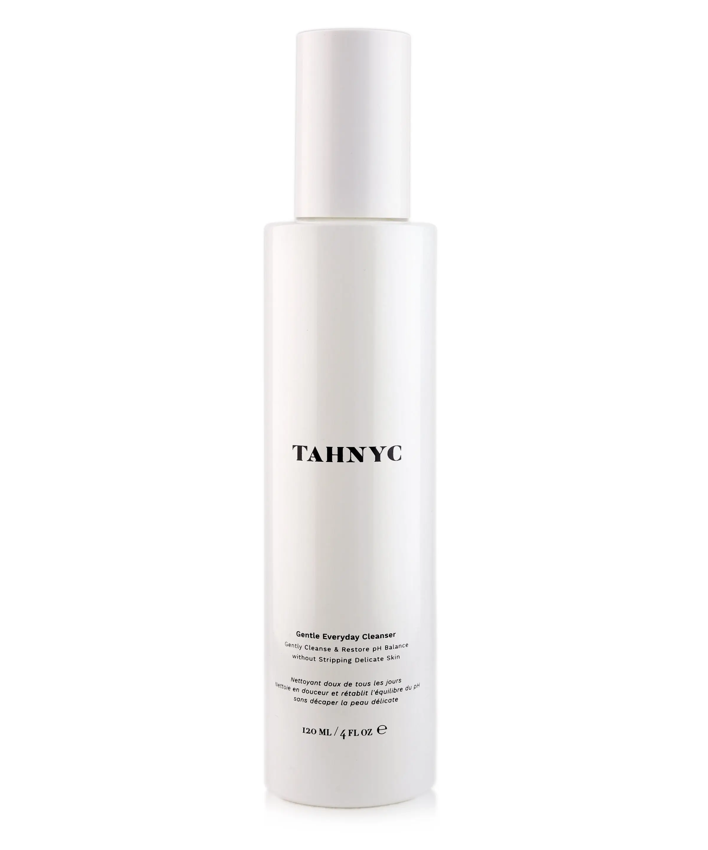 TAHNYC Filler-Free Hydrating Facial Cleanser with Hyaluronic Acid - pH Balance Restoring, Gentle Cleansing Formula, Anti-Acne, Cruelty Free, Natural Beauty for Sensitive Skin, 4 fl oz Daily Cleanser