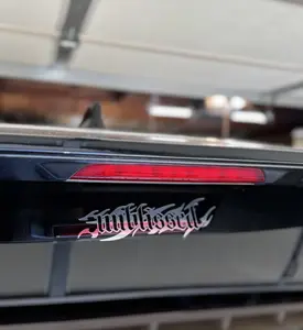 Unblissed Drift Mini Banner - 9” Crome Vinyl, Made in USA, Made for Windshield