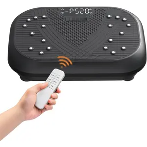 Vibration Plate Exercise Machine - Vibration Plate for Lymphatic Drainage, Whole Body Workout Equipment for Women Men Power Shaping Waver Vibrating Board at Home Gym Fitness Platform