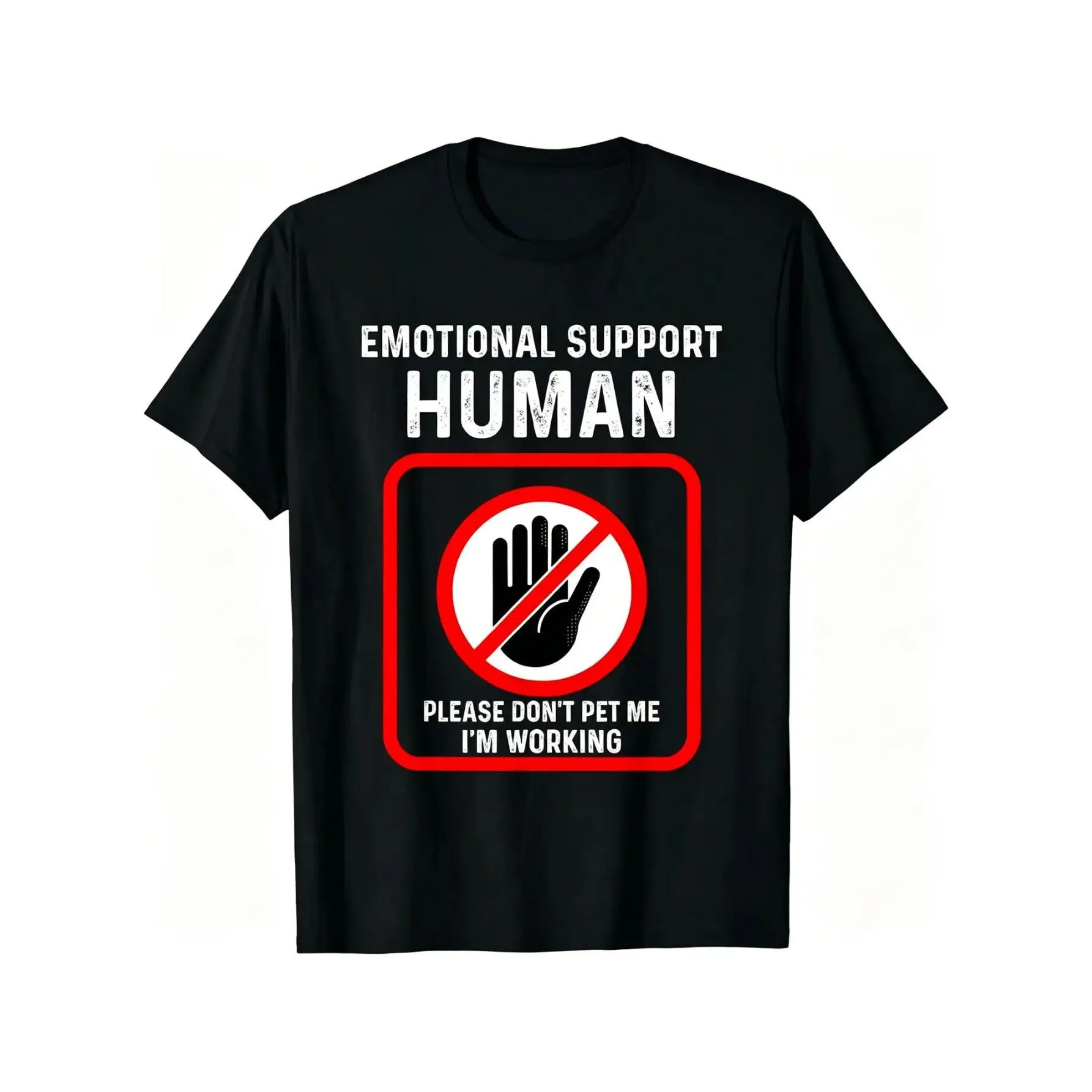 Bold Do Not Pet Me T-Shirt – Emotional Support Human Costume Look