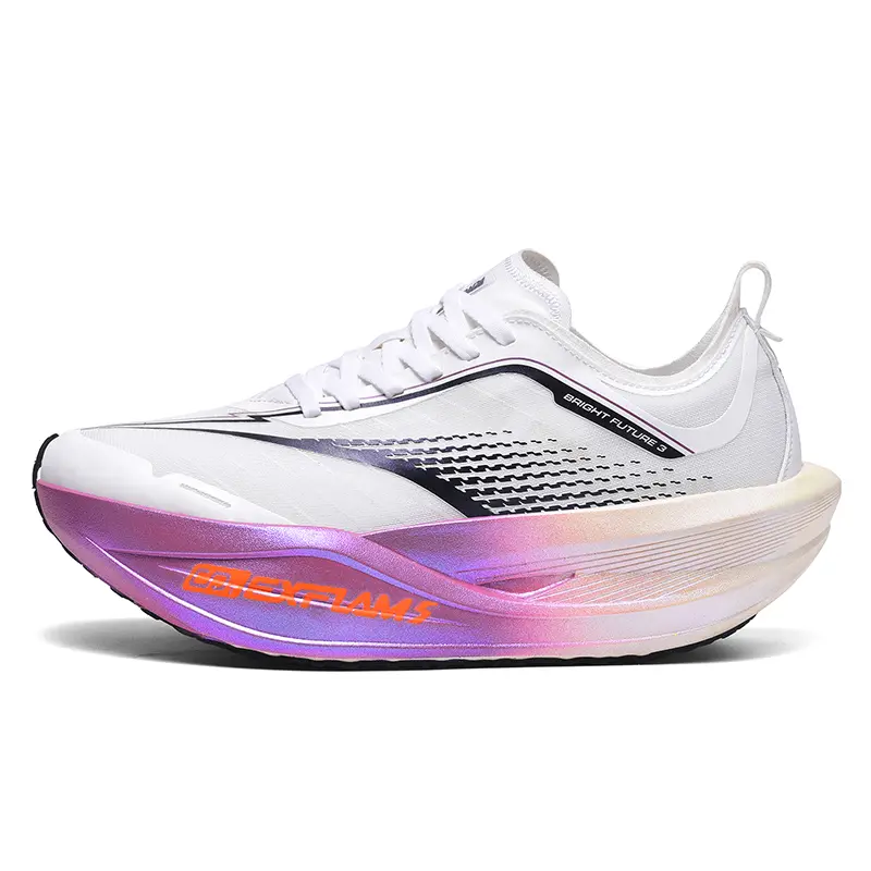 Women's Casual Unisex Sporty Running Trainers - Carbon Plate Support, Breathable, Shock Absorption, Excellent Rebound, Road Running, Gym Shoes, Jogger Shoes for Daily Wear