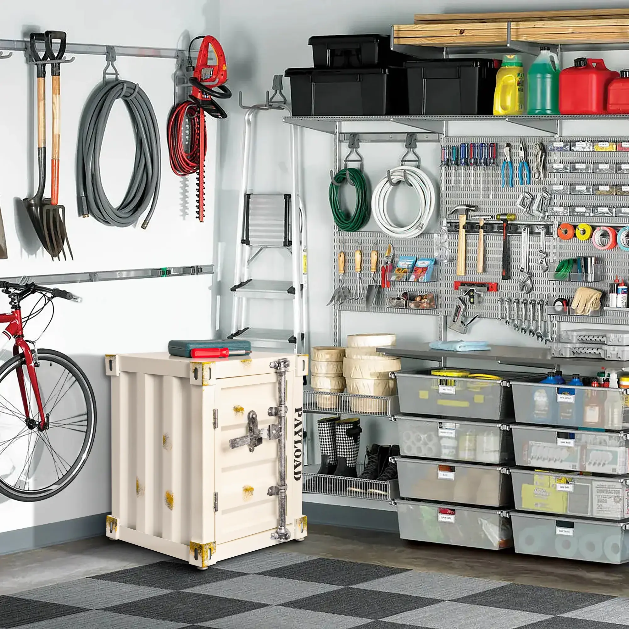 Container Storage Side Table - Small Does not apply