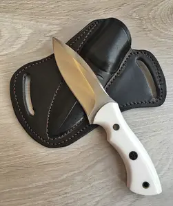 Handmade Fixed Blade Hunting Knife - 9 Inch hand Forged Full Tang Knives For Hunting, Outdoor Camping