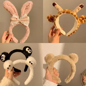 Cute Cartoon Hair Headband Hair Clip Headpiece Hair Decors Make up Headband Party Hair Accessories for Women Girls