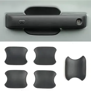 Car Door Bowl Scratch Protector for Ford Bronco, Exterior Door Handle Bowl Cover Protection Trim Accessories Compatible with Ford Bronco 2021 2022 2023 2024 4 Doors, Black, ABS Plastic