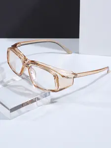 【1pay】Unisex Safety Glasses with Clear Lens, PC Frame, Outdoor & Indoor Use, Windproof Eye Protection, Casual Style, All Seasons