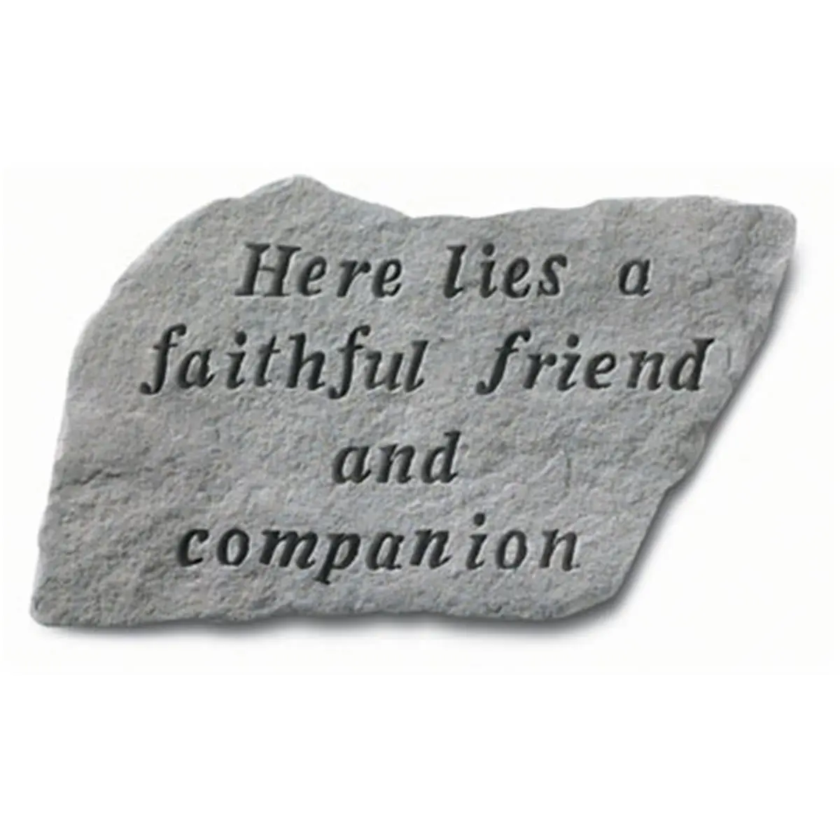 212 MAIN Outdoor Memorial Cast Stone Wall-Mount Sculpture, 14.5x9.5in Weatherproof Garden Piece, Exterior Decorative Statues for Honoring Faithful Companions
