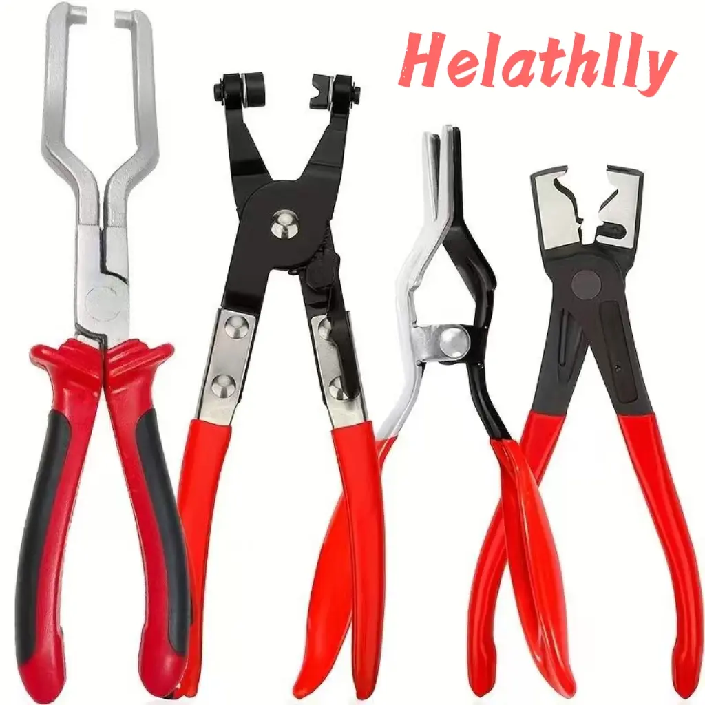 Car Hose Clamp Pliers Tool Set, Fuel Line Disconnect Removal Tool, Automotive Repair Accessories, Disconnect Pliers Kit, Hose Pinch Off Pliers