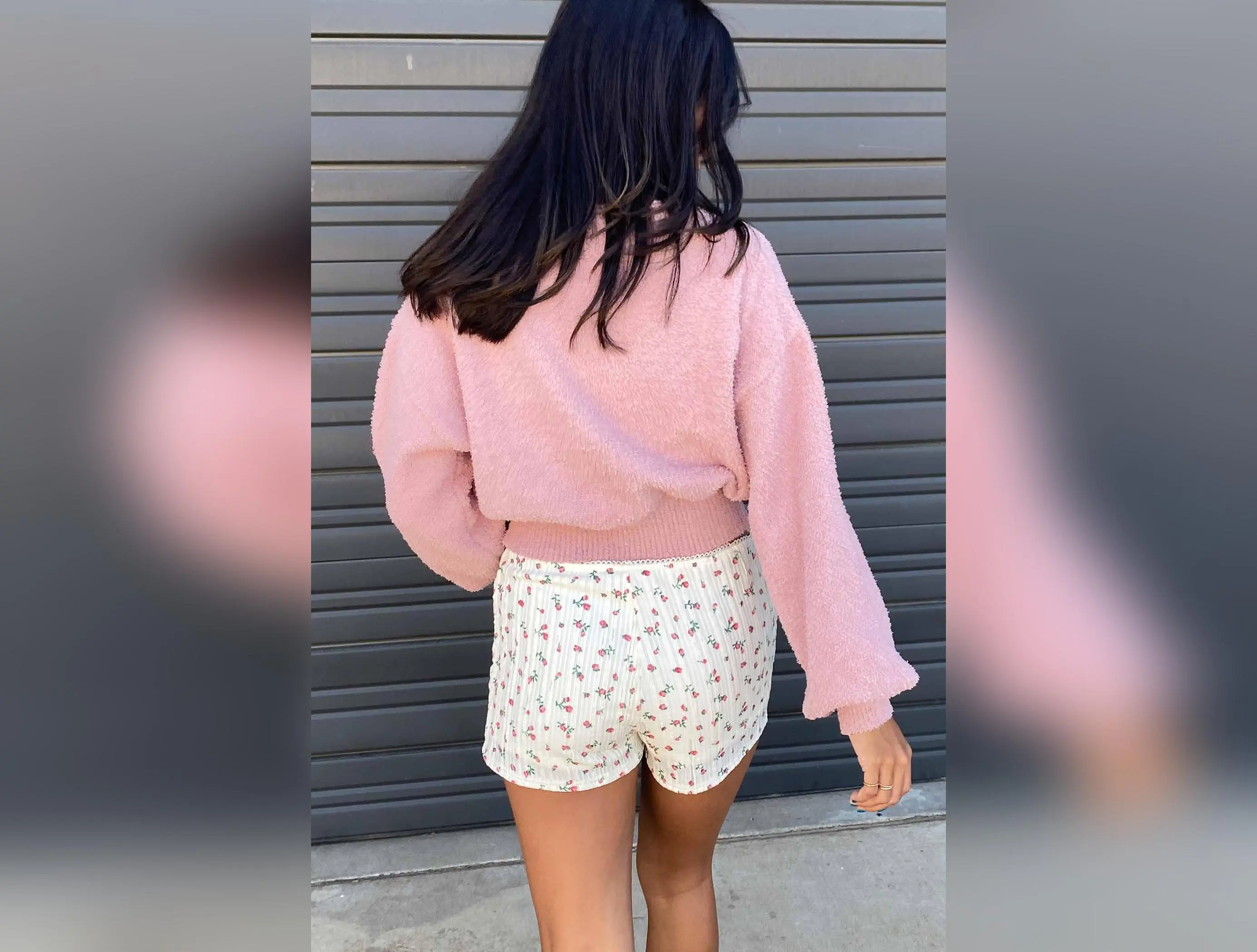 Roll Neck Teddy Sweater