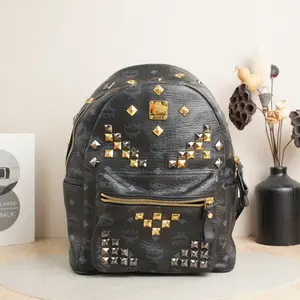 Pre-owned MCM Leather Backpacks Backpack DS057925 Vluxury