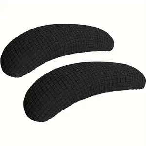 BAIDATONG Removable Washable Slipcovers Covers Pads,Chair Armrest Cover Universal Fit for Office Chair,Desk Chair, Gaming Chairs(Grey,2Pcs/Set (10-13) x (2-4) x 1.9 inches)