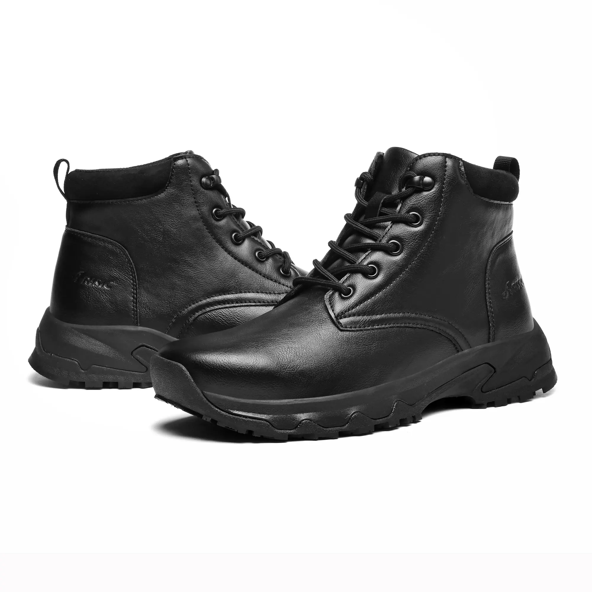Slip-on Leather Work Shoes for Men and Women, Non-Slip Waterproof Oil-Resistant Kitchen Clogs, Lightweight Comfortable Walking Shoes for Chefs & Nurses, Walking Shoes Women Work Safety Boots
