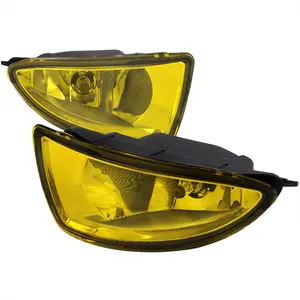 2004-2005 Honda Civic Coupe/Sedan H8 Fog Lights Kit (Chrome Housing/Yellow Lens)