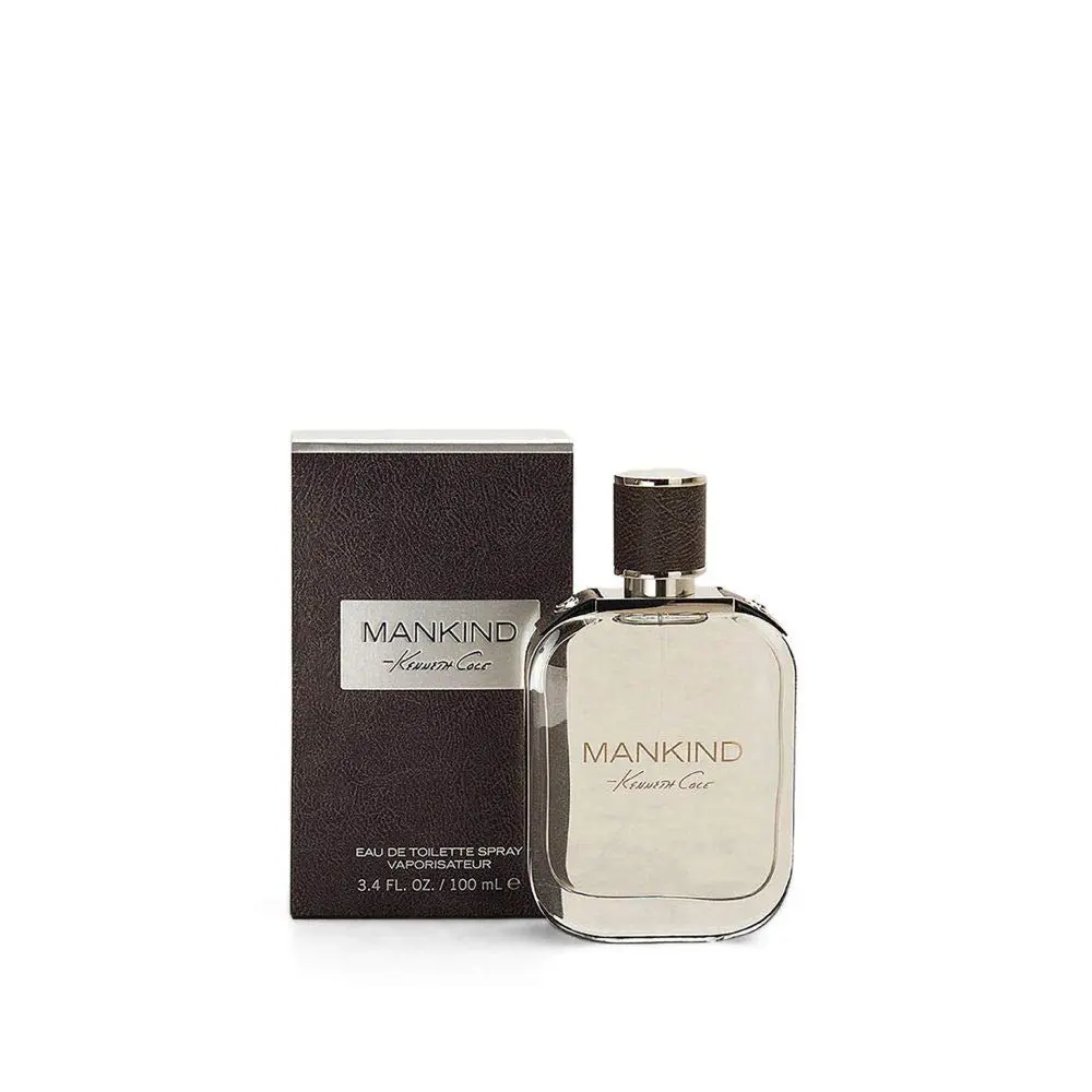 Kenneth Cole Mankind 3.4oz EDT for Men - Eau de Toilette Fragrance with Wood Notes for Everyday Use