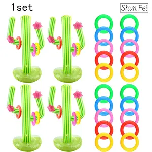 Inflatable Water Polo Game Set, 5 Counts/set Pool Water Toy, Summer Water Game Toy, Outdoor Swimming Pool Toy for Kids & Adults