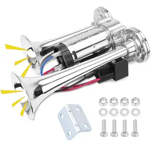 2026 Enhanced 130DB Dual Air Horn Kit | Super Loud for Jeep Wrangler & Off-Road