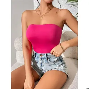 tiktokPETITESolidTubeBodysuit