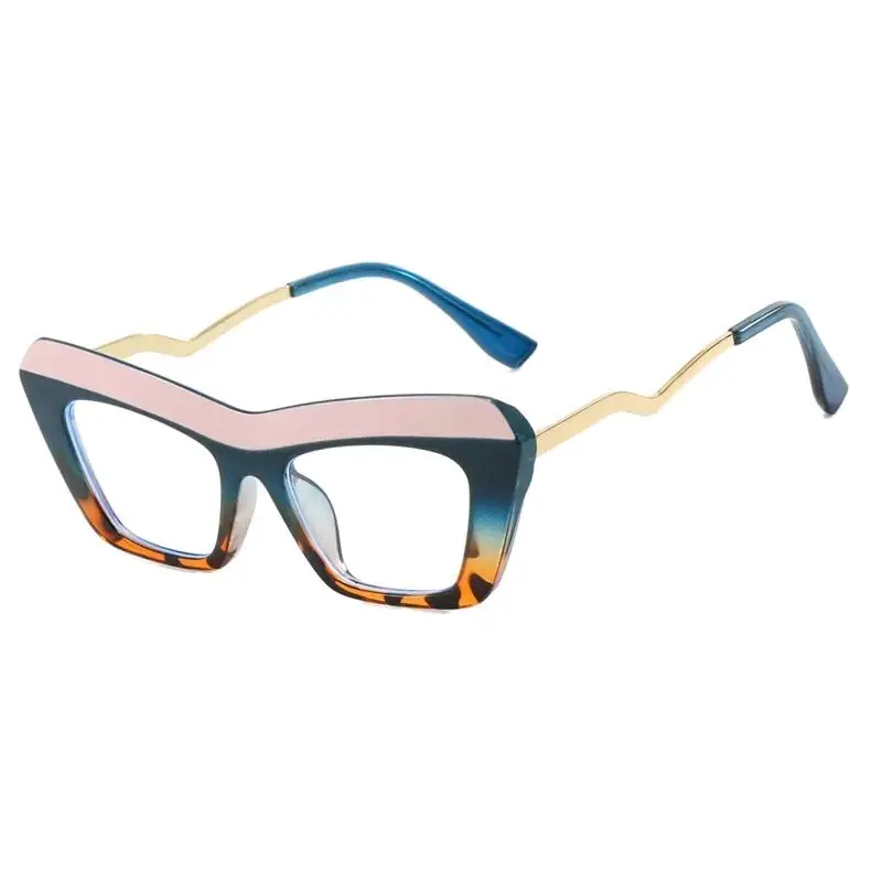 Eye Paparazzi Riviera Luxe Frames - Stylish Cat-Eye Design with Gradient Colors and Gold Accents (pink)